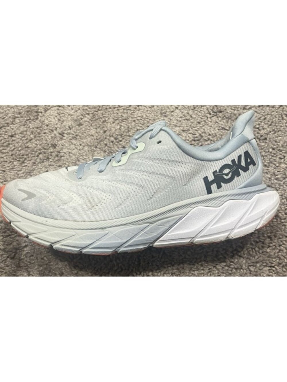 Hoka One One Womens Arahi 6 1123195 PABF Blue Running Shoes Sneakers Size 8.5B